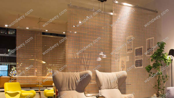 金属装饰网与隔断设计 (隔断装饰网)